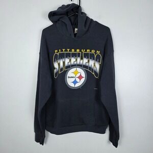Vintage 1995 Pittsburgh Steelers NFL Hoodie Fruit of the Loom XL Sweatshirt